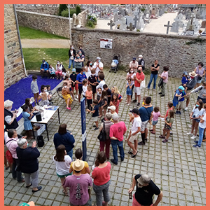 visiteurs devant Milmarin