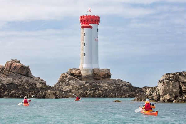 Phare de la croix uniquement accessible en kayak