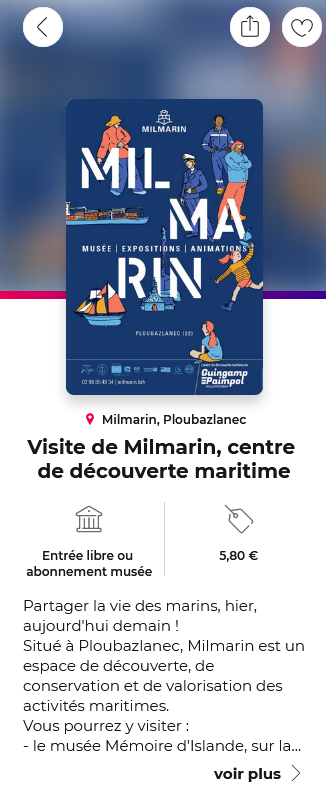 page du pass culture milmarin