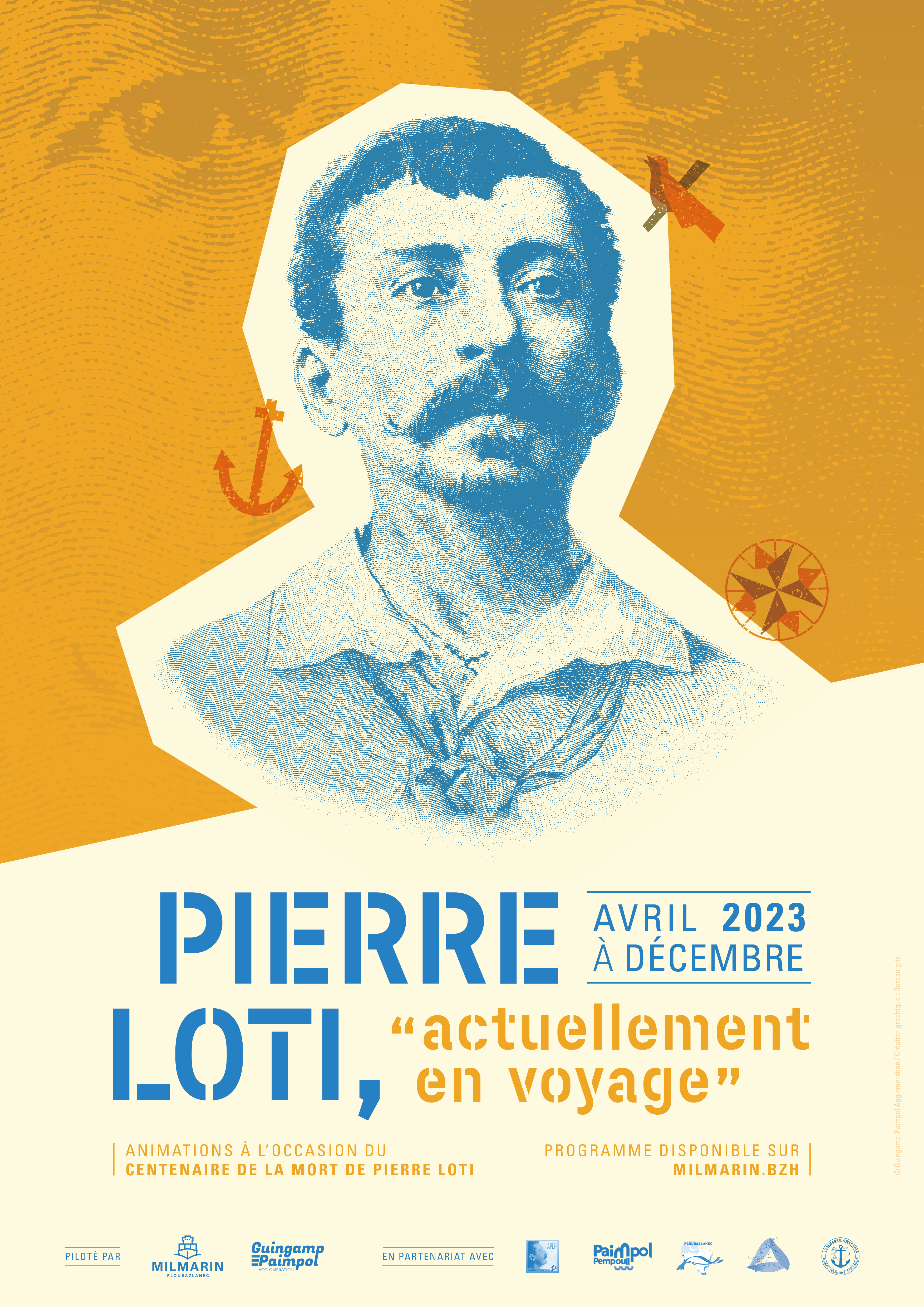 Affiche représentant Pierre Loti