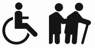 Pictogramme du handicap moteur