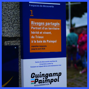 La signalétique indiquant la nouvelle exposition de Milmarin.