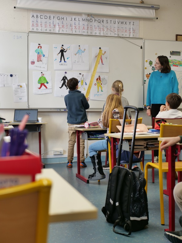Retour sur les dessins du premier atelier au tableau.