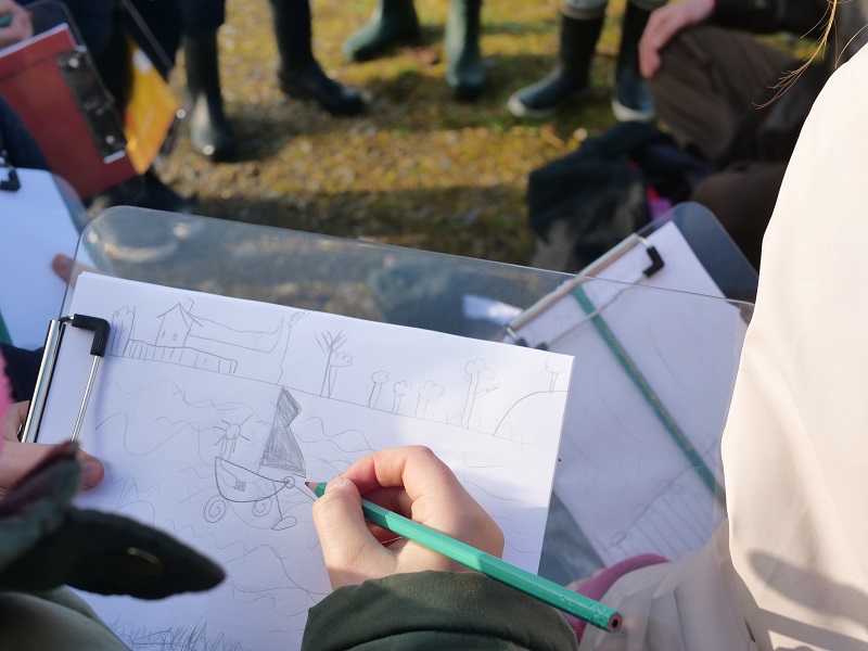 Croquis du futur bac.