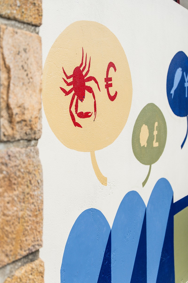 La fresque Après la marée à Ploubazlanec La fresque Après la marée à Ploubazlanec