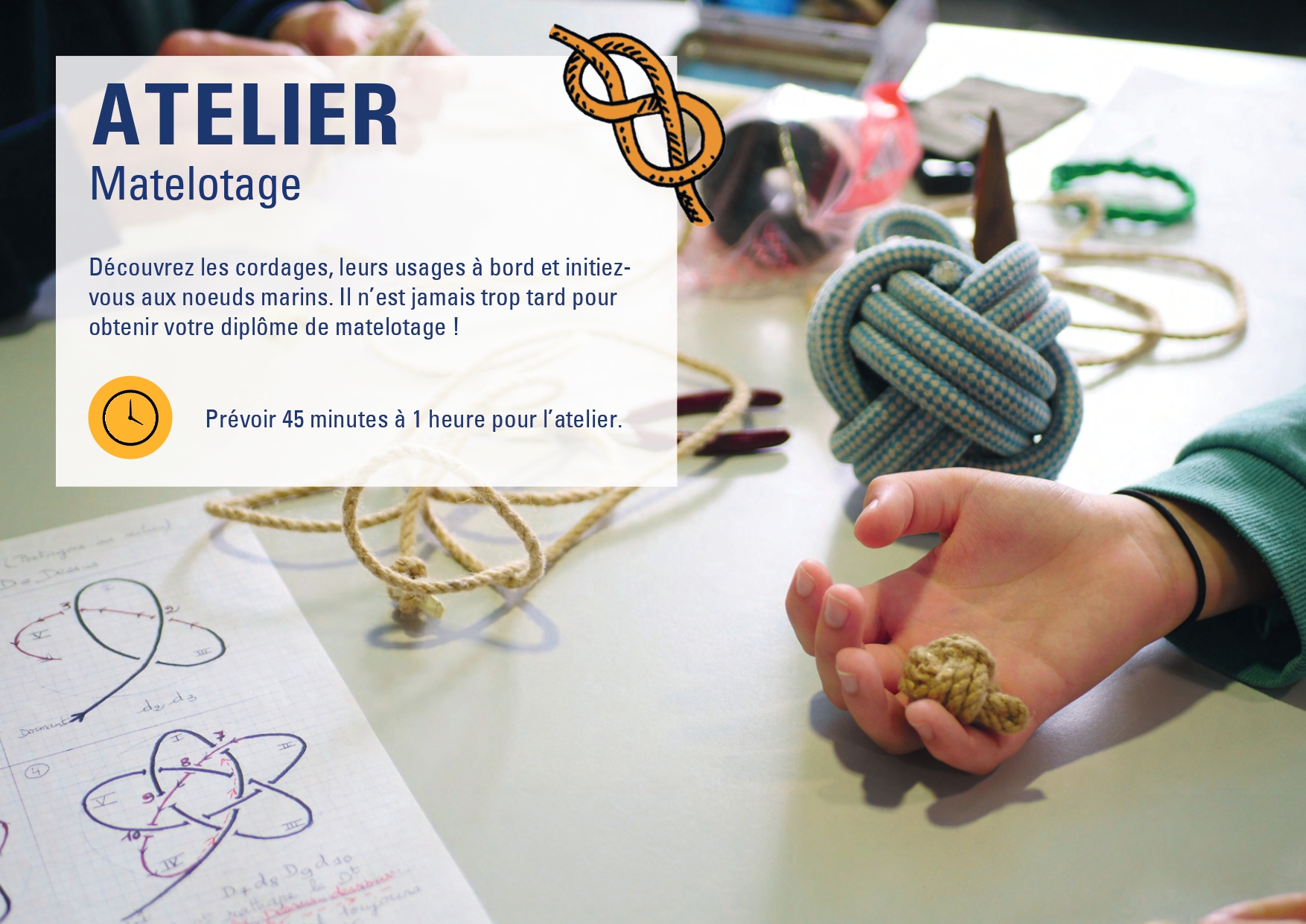 Initiation aux noeuds marins