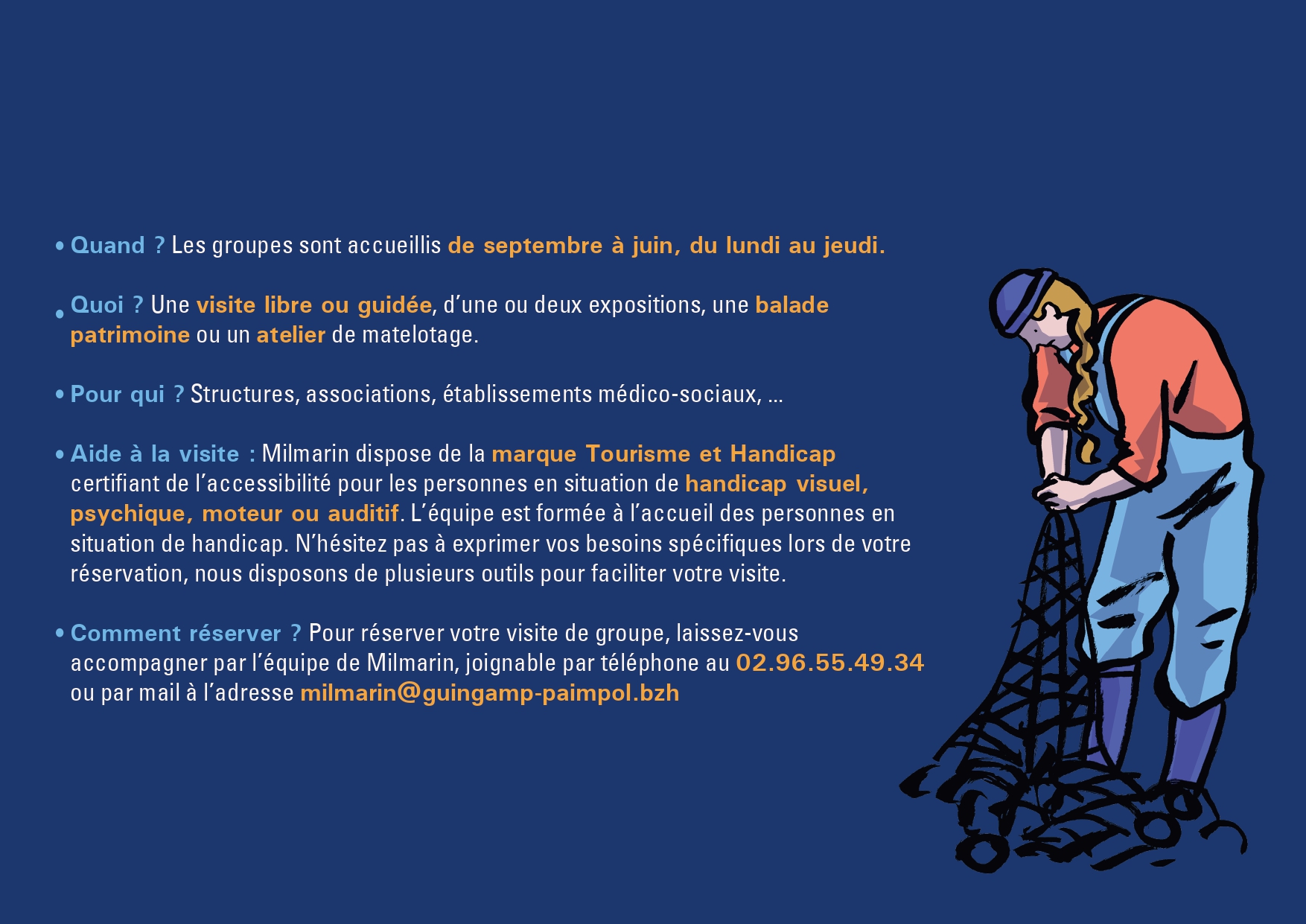 Les modalités d'accueil pour les structures médico-sociales.